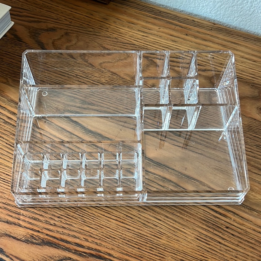 The Container Store Luxe Large Acrylic Makeup Organizer